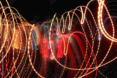 Painting lights with a camera lens