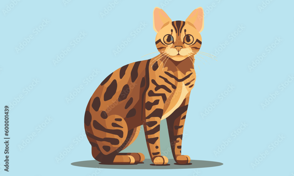 How To Draw A Bengal Cat - My How To Draw