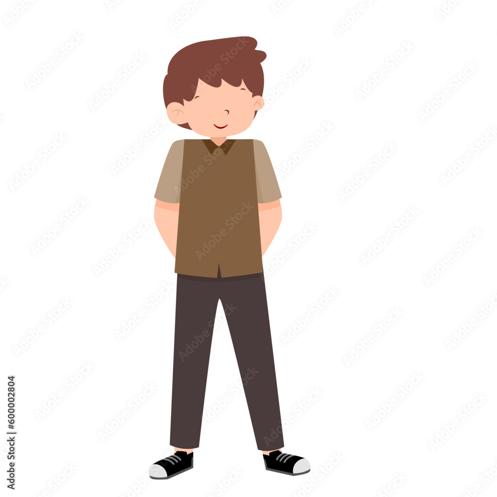 Teachers Character iwth different gesture Teachers Character iwth different gesture