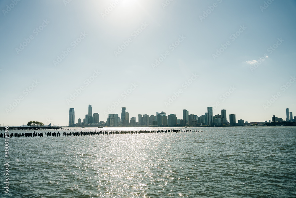 Panoramic view of New Jersey City skylines