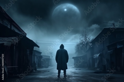 man walking in the night © RJ.RJ. Wave