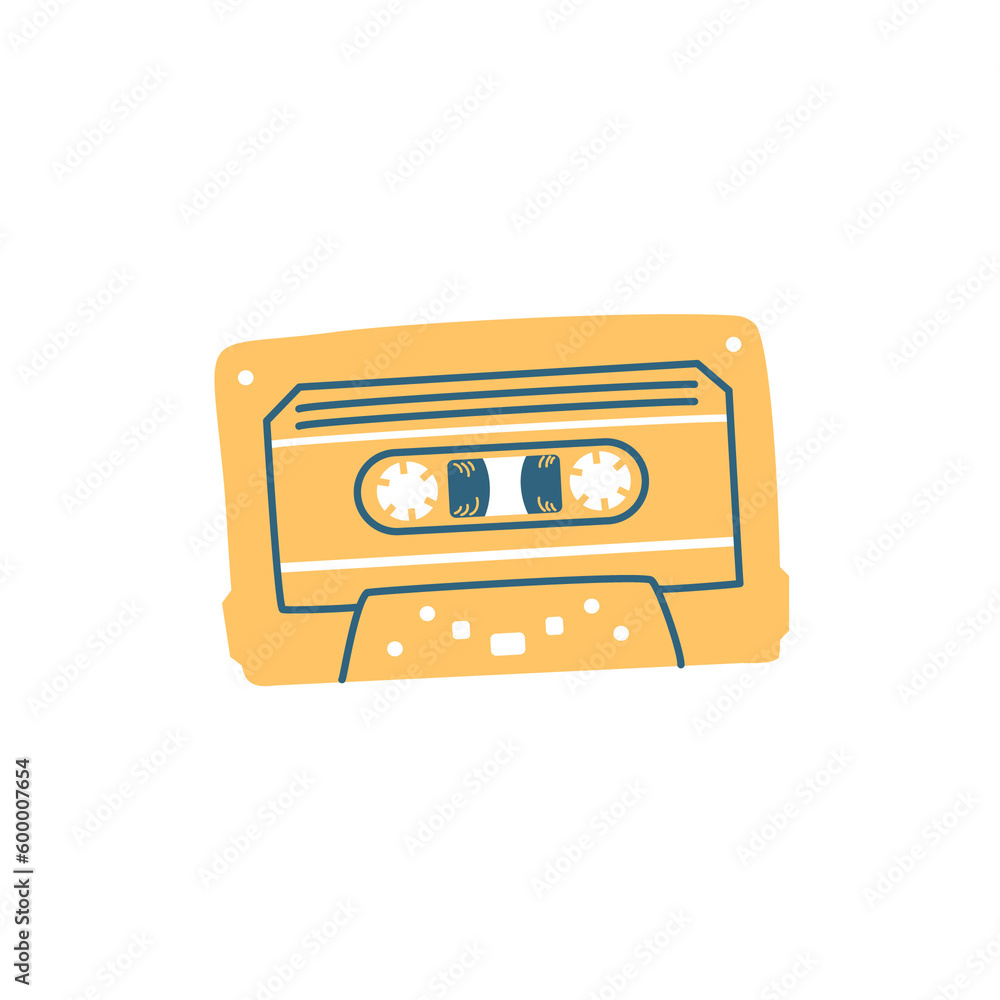 Obraz premium world music day celebration cassette tape