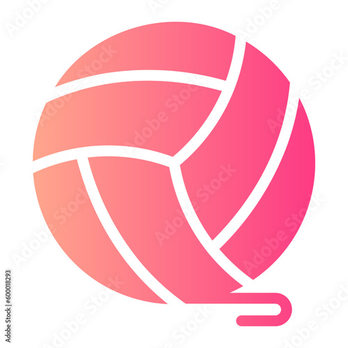 yarn ball gradient icon