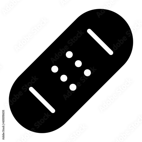 bandage glyph icon