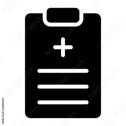 medical checkup glyph icon
