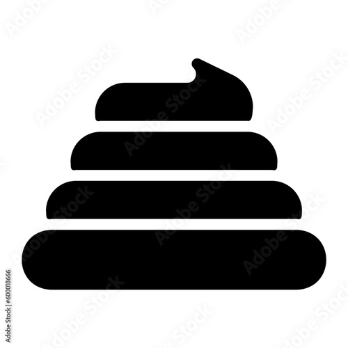 poo glyph icon