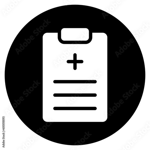 medical checkup glyph icon