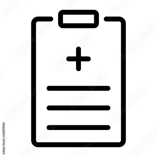 medical checkup line icon