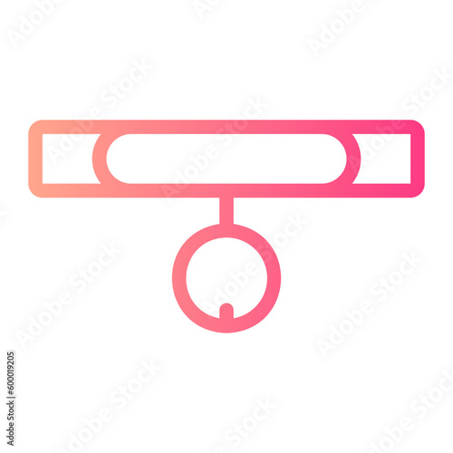 pet collar gradient icon
