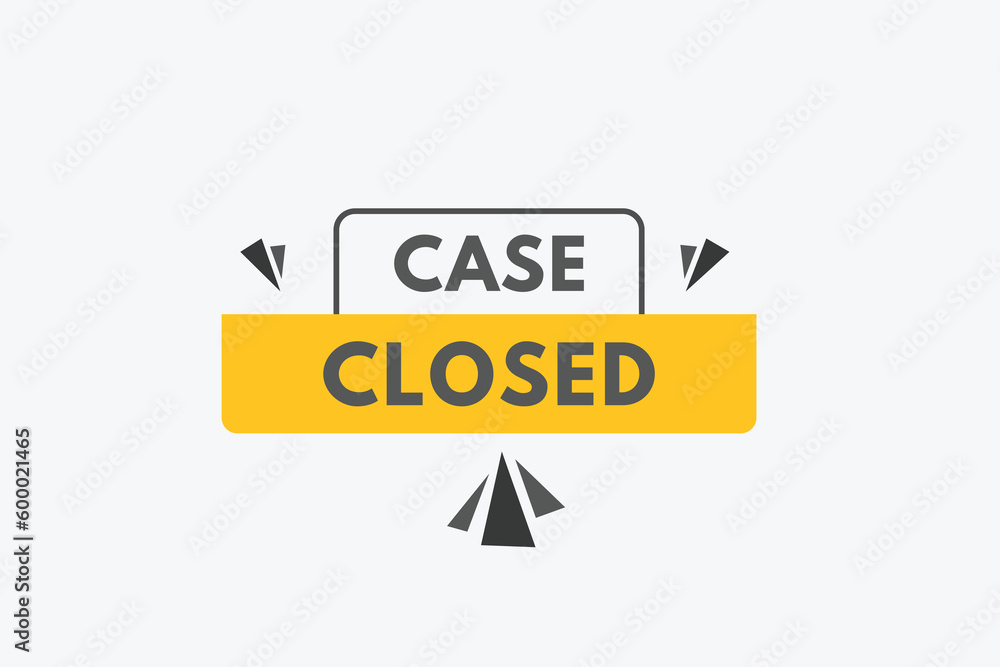 Case Closed text Button. Case Closed Sign Icon Label Sticker Web Buttons
Case Closed text Button. Case Closed Sign Icon Label Sticker Web Buttons