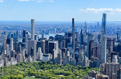 Aerial view of the Central Park, New York City on May 6, 2023.
