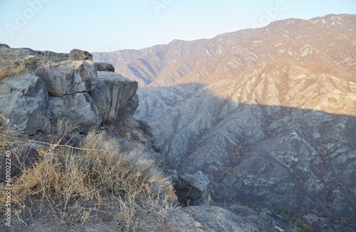 The Scenic Horomayri Monastery Overlook Above the Debed Canyon in Alaverdi, Armenia  photo