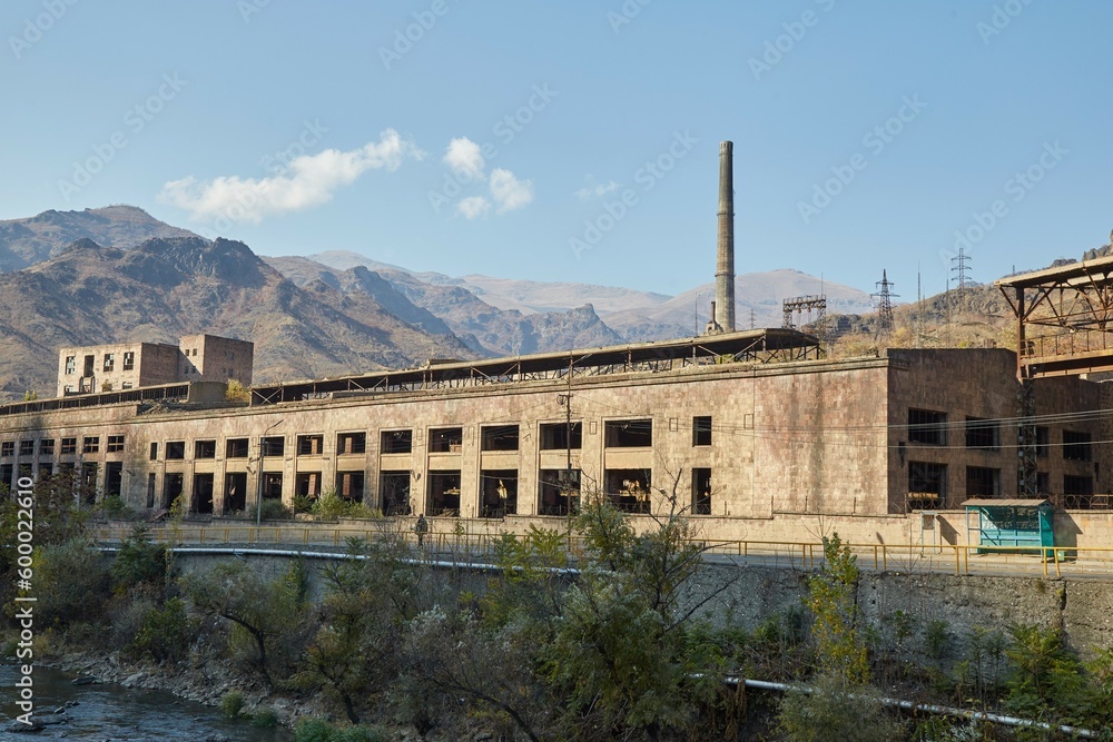 The Beautiful Former Mining Town of Alaverdi, Armenia Built Along the Debed Canyon