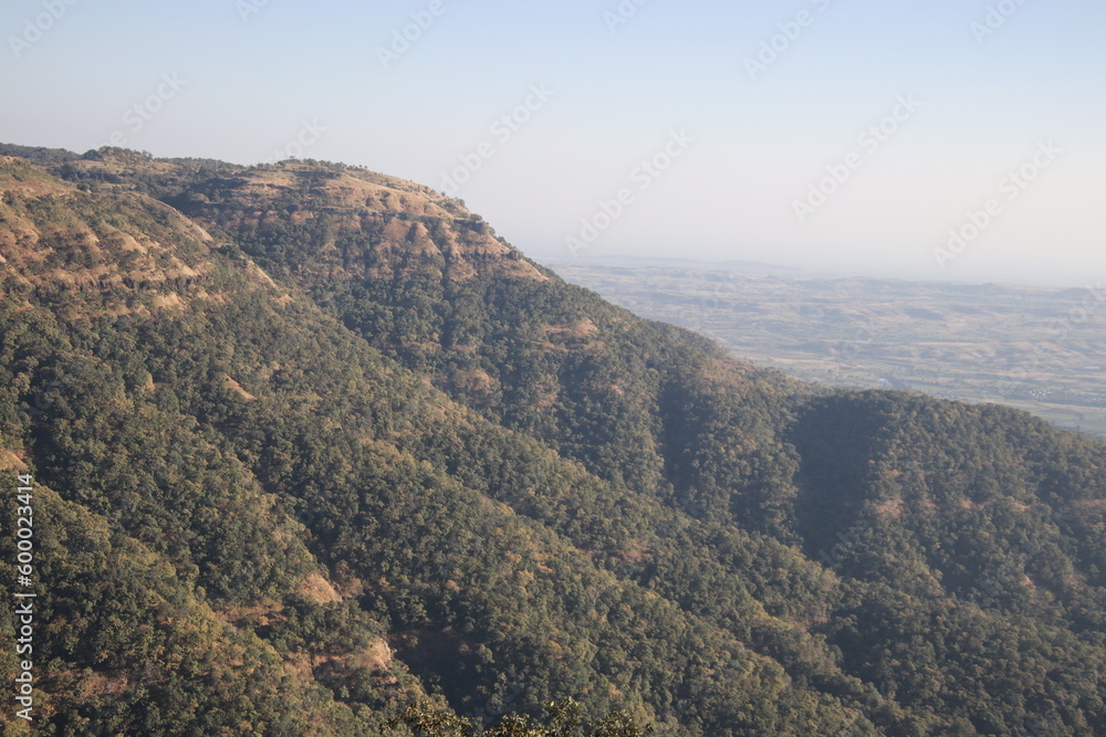Naklejka premium view from the mountain