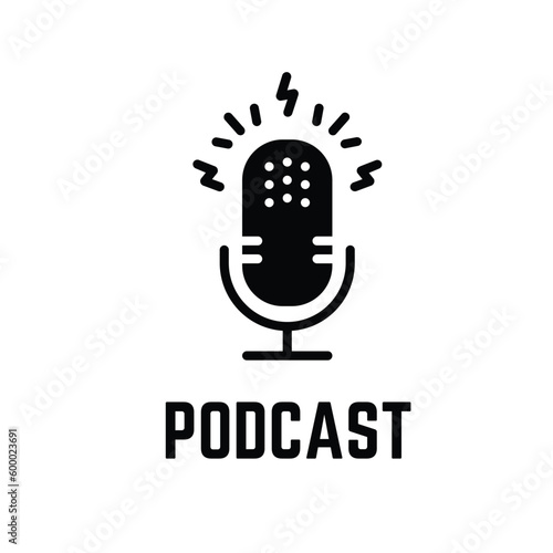 microphone icon vector illustration