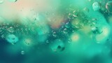 Water droplets on a close-up view of a windowpane. Generative ai