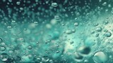 Close-up water droplets on a window. Generative ai