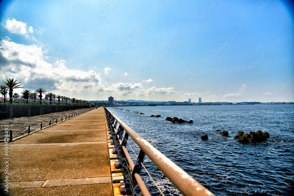 【神奈川】横須賀　馬堀海岸の風景
