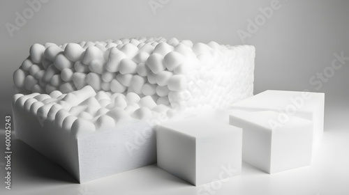 ポリエチレンフォーム（発泡スチロール） No.003 | Polyethylene foam (EPS foam) Generative AI