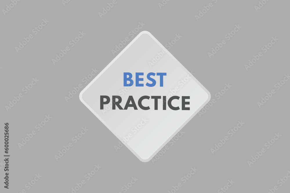 Obraz premium Best Practice text Button. Best Practice Sign Icon Label Sticker Web Buttons