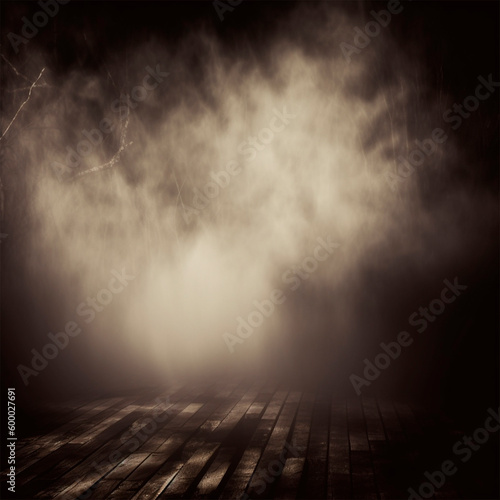 Dark fog abstract background Generative AI