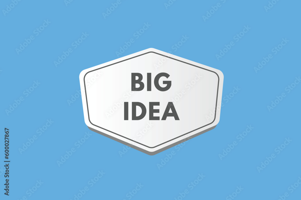 Big Idea text Button. Big Idea Sign Icon Label Sticker Web Buttons Big Idea text Button. Big Idea Sign Icon Label Sticker Web Buttons