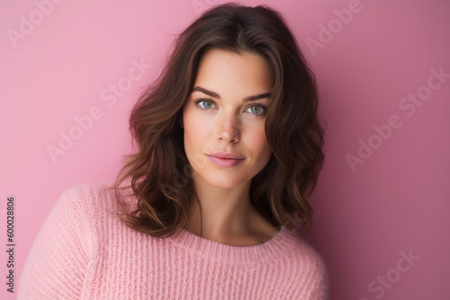 young adult beautiful brune...