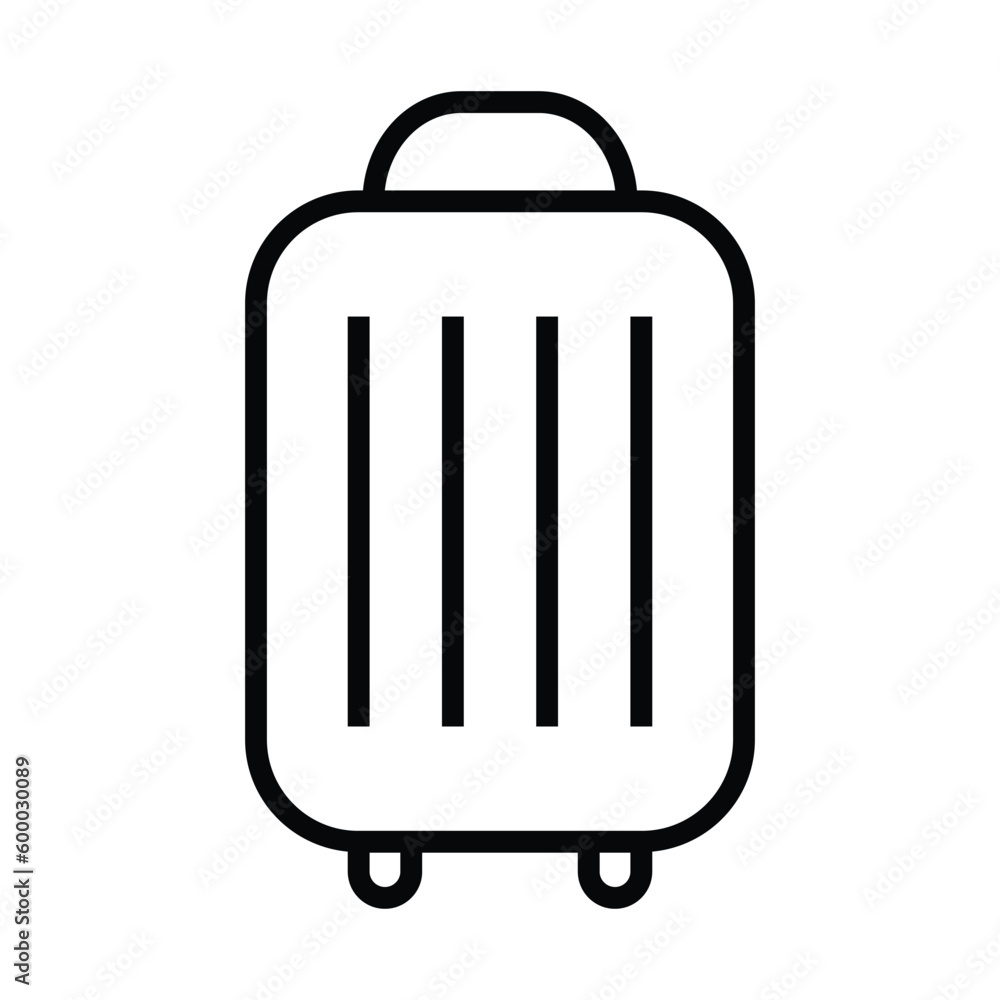 Travel baggage vector icon Travel baggage vector icon
