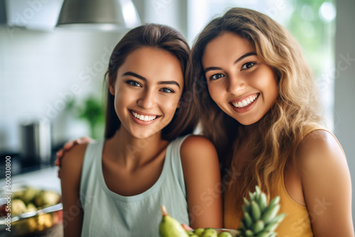 two sisters or friends toge...