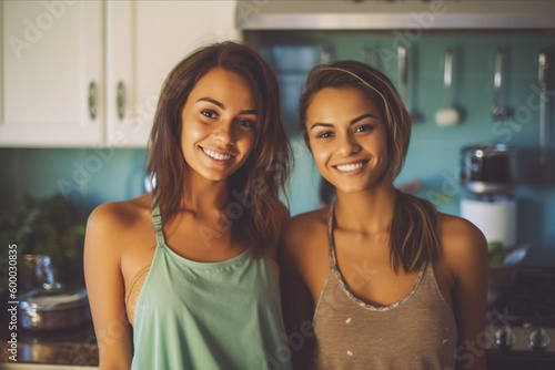 two sisters or friends toge...