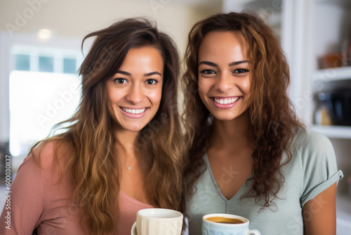 two sisters or friends toge...