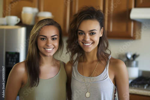 two sisters together in the...