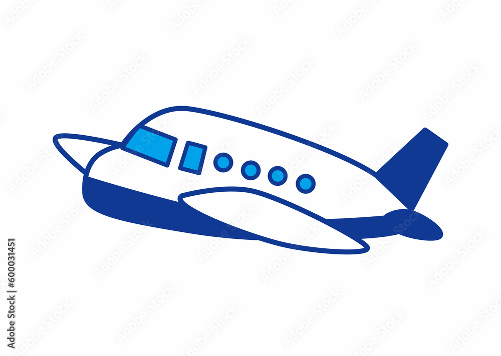 Obraz premium 飛行機と雲