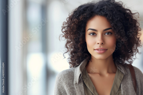 a young attractive woman wi...