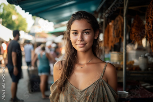 young adult woman or teenag...