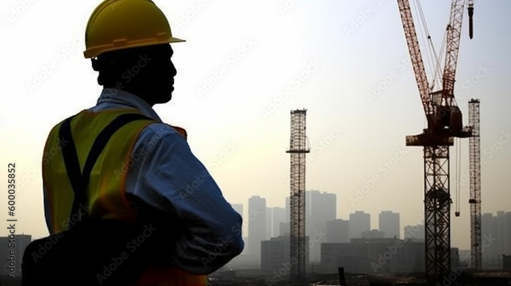 construction worker at work petrol engieneer construction worker at work petrol engieneer