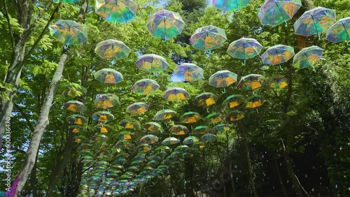 ムーミンバレーパークにあるアンブレラスカイとシャボン玉の風景動画