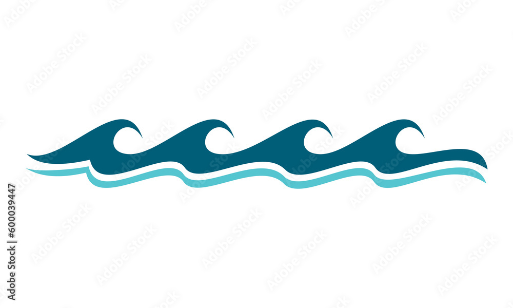 big water wave vector logo