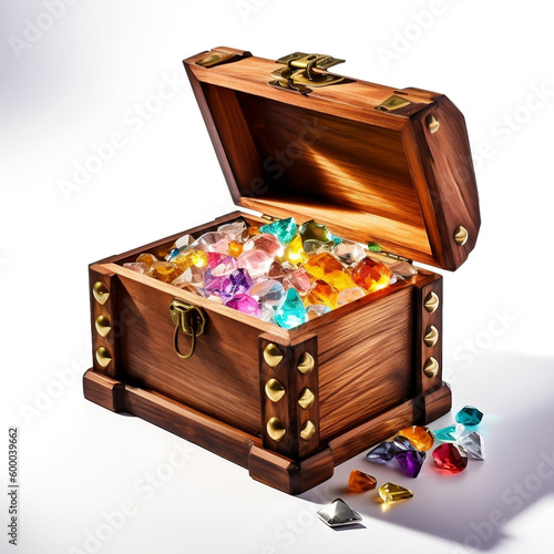 Treasure Box, Treasure Chest, Wealth, Abundance, Gold, Golden Jewelries, Golden Treasure, Wooden Treasure Box, Diamonds, Gold Coins, Gems, Money, Luck, Lucky, Prosperity, Rich