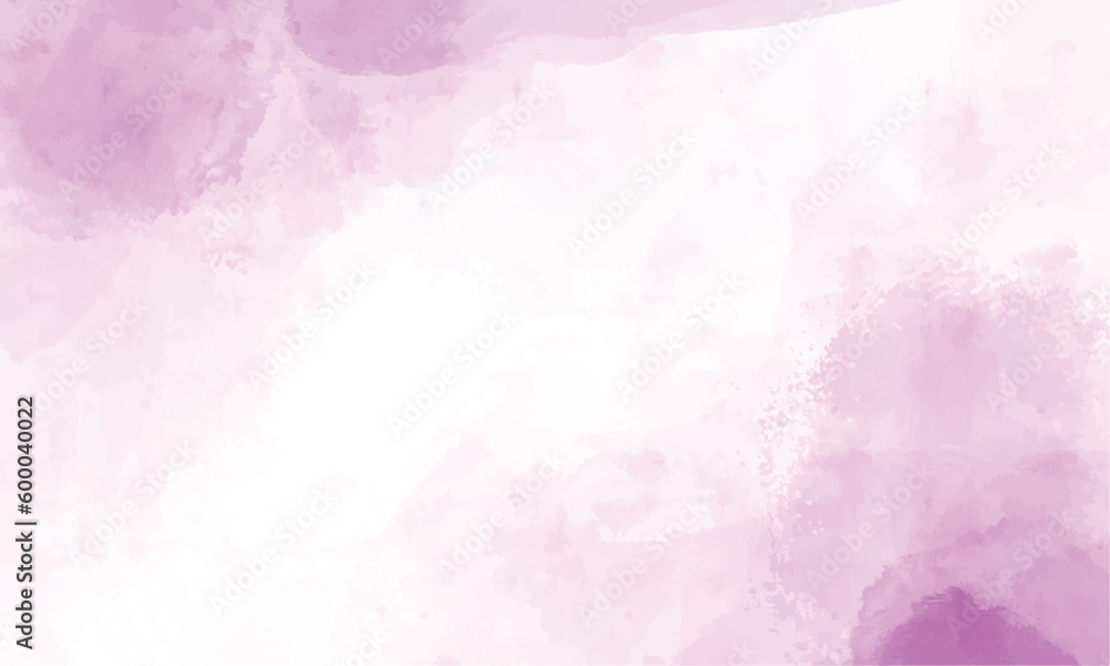 Vector purple abstract watercolor background