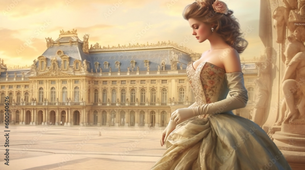 Obraz premium 世界の美人７（フランス）:AI生成