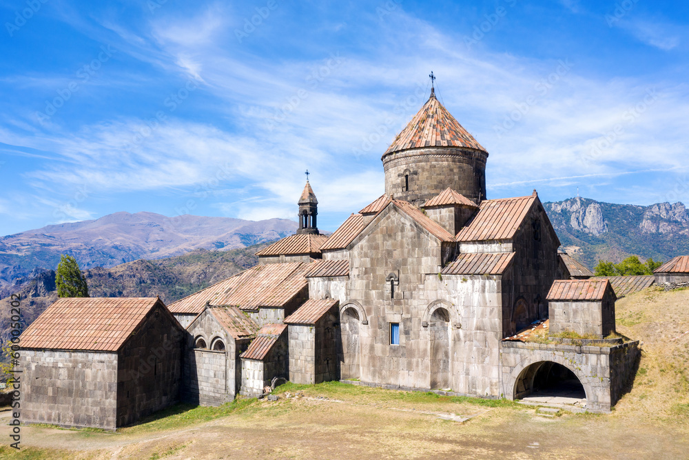 Haghpat Monastery on sunny summer day. Lori Province, Armenia.