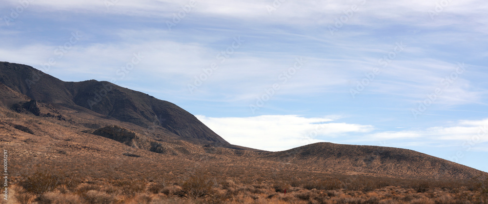 panorama of Trona Pinnacles 