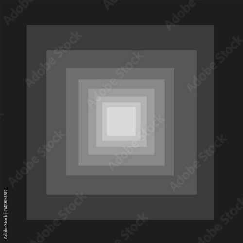 Original vector geometric background in the form of squares in different shades of gray