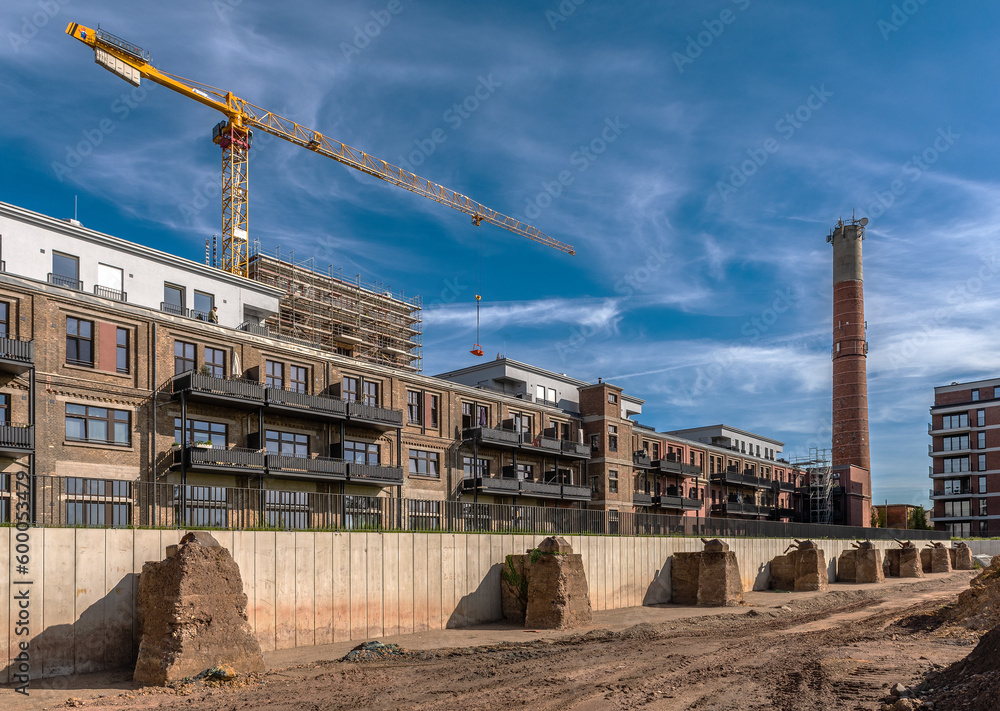 Conversion of an old paper mill into new modern lofts and apartments