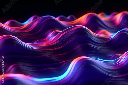 abstract background with waves