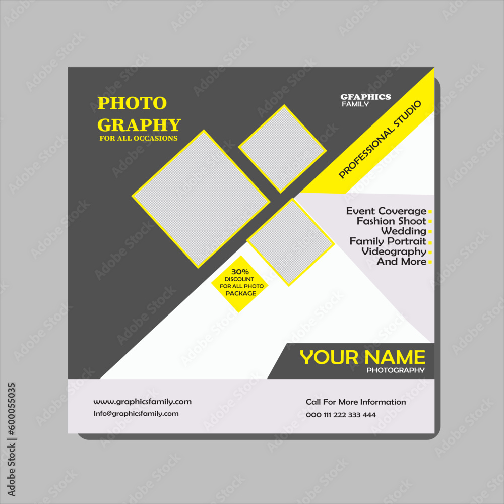 Fototapeta premium social media post design
