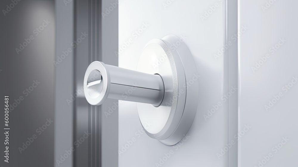 Special modern chrome door handle so that even the smallest parts radiate elegance. Generative AI Technology Special modern chrome door handle so that even the smallest parts radiate elegance. Generative AI Technology