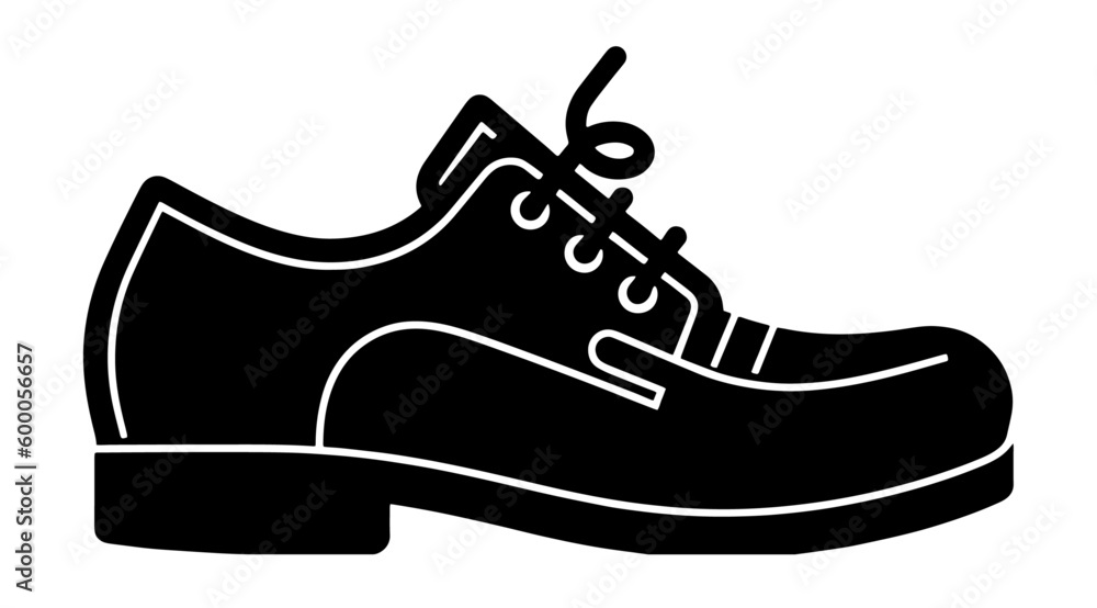 vector illustration of a shoe, shoe vector logo