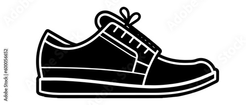 vector illustration of a shoe, shoe vector logo
